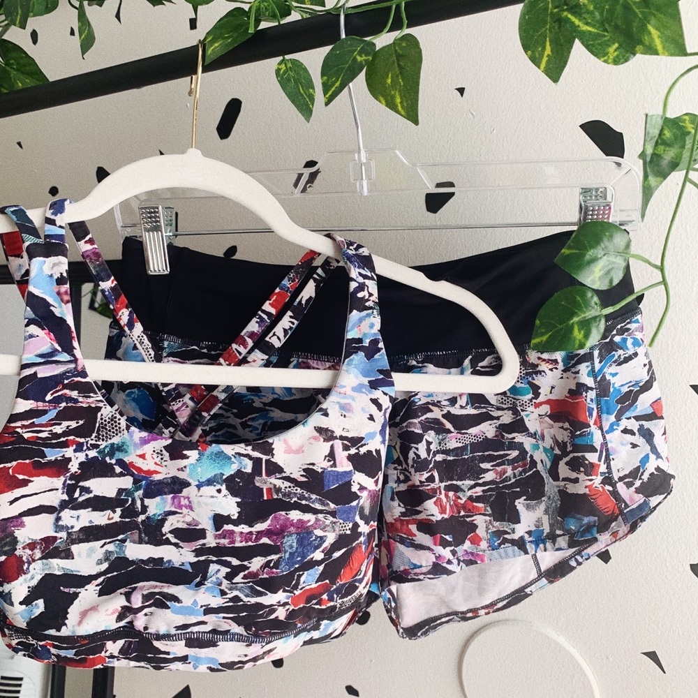 ⚡️SOLD⚡️ Lululemon energy bra & speed shorts set
